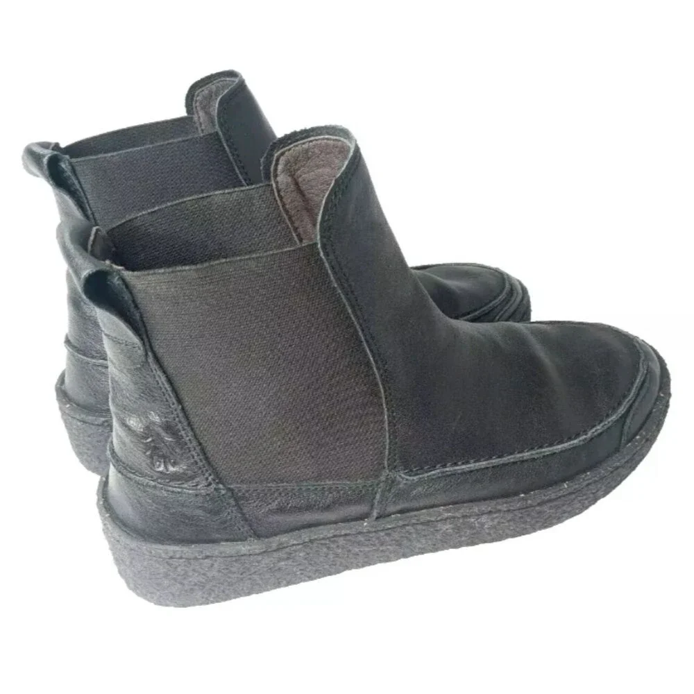 Fly London Chelsea Boots Men's Size 10 Roop ROOP541FLY-002 Black Leather